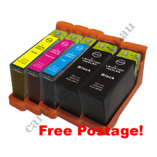 2 Black + 1 of each Colour Reman. Lexmark 100XL Ink CartridgesFP