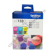 Genuine Brother LC133 Cyan, Magenta & Yellow Colour Pack Special