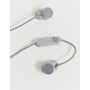 wireless earphones in grey