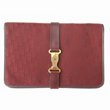 CHRISTIAN DIOR Vintage Monogram Cluth Bag