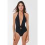  Lioness Kaia Plunging Halter One-Piece Swimsuit
