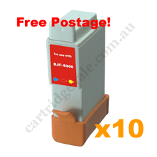 10 Compatible Canon BCI21C Color Ink Cartridges + Free Postage!