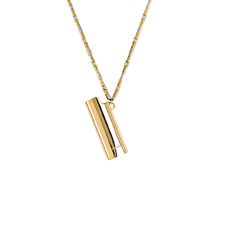  Lighter Case Necklace in Gold