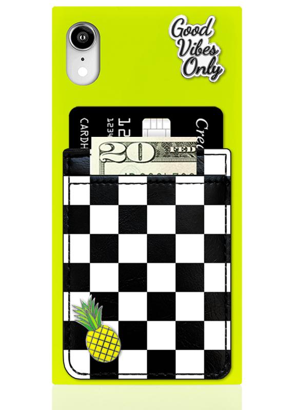 Neon Yellow Square Phone Case