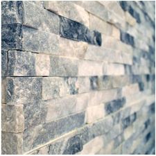 Ice Silver Grey Split Face Tiles: 550x150mm per tile