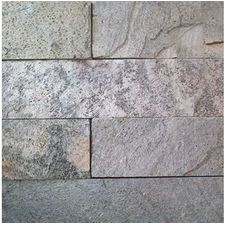 Silver Shine Split Face Quartzite tiles close up