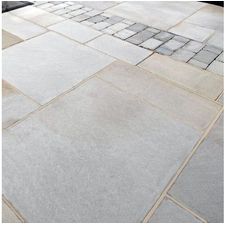 Autumn Brown Honed Sandstone Paving