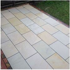 Mint Honed Sandstone Paving