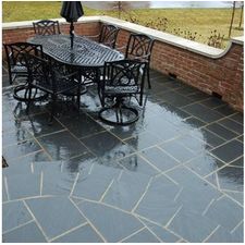 Kotah Black Riven Limestone Paving 