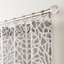 Mattea Grey and White Curtain Panel - Image 1 of 7