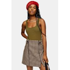 Square Neck Ribbed Bodysuit