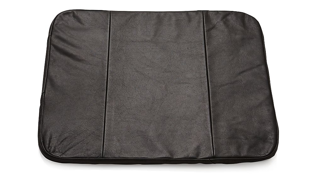 Tig Counter/Bar Stool Black Leather Cushion - Image 1 of 2