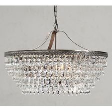 Clarissa Crystal Drop Round Chandelier