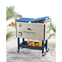 New Stainless Steel Deluxe Rolling Party Cooler