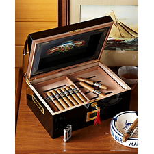 Cigar Band Black Humidor