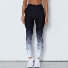 Gradient Stars Fitness Leggings