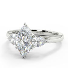 Buenos Aires Diamond Rings - CBJ-BA-WG-MQ-003