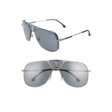  60mm Navigator Sunglasses, Main, color, DARK RUTHENIUM/ GRAY