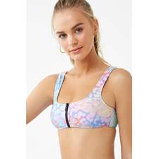 Leopard Print Bralette Bikini Top