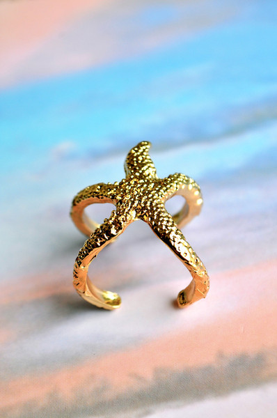 Starfish in Paradise Ring