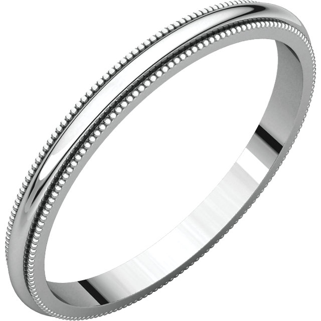 Sterling Silver 2 Mm Milgra...