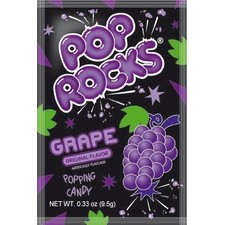 Pop Rocks Grape Popping Candy 9.5g (0.33oz) (Box of 24) - Confectionary & Snacks - Shop