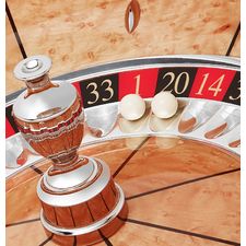  Maple Veneer Roulette Wheel