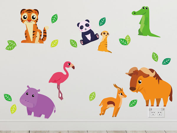 Zoo Animals Wall Stickers