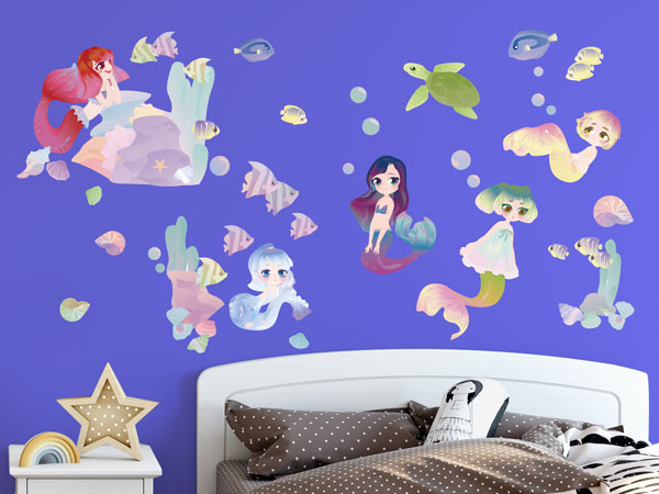 Mermaids Wall Stickers