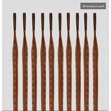 Medium brown 18 inch straight micro rings european hair extensions