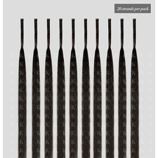 Jet black 18 inch straight micro rings european hair extensions