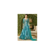 Blue Net Gown Style Dcat-40 4002 By Vipul Fashions SC/001582