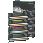 A Set Genuine Lexmark C734A1KG, CG, MG, YG Toner Cartridges
