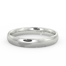 Ladies Court Medium Weight Wedding Band