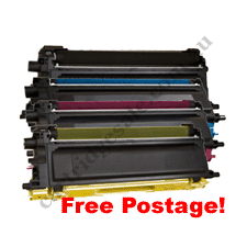 A Set Compatible Brother TN251BK TN255C/M/Y Toner Cartridge