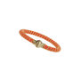 Orange And Gold Rope Bracelet