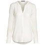 Buy BOSS Woman Rosalia Silk Blouse, White Online at johnlewis.com