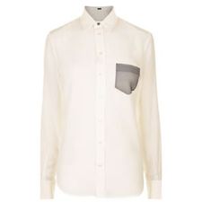 Crepe De Chine Garcon Blouse