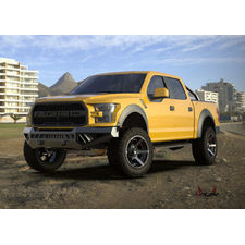 FORD RAPTOR WHEELS RIMS 4P60 BRUSHED BLACK 20X10 2