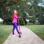 ACTIVEWEAR RUFFLE JACKET - FUCHSIA