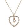 Love Heart Necklaces & Pendants Double Rhinestone Choker Necklace Women Statement Jewelry