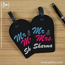 Mr & Mrs III Â© Personalized Bag Tag