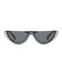 Cat Eye Sunglasses Women Luxury Brand glasses Metal jewel with Rhinestone Decoration Cat Eyes Sun glasses Vintage Shades Oculos