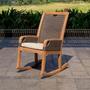 Teak Rocking Chair with Cushion