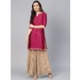 Endearing Women Magenta Sol...