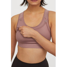 Nursing Sports Bra - Dusty rose - Ladies | H&M US 2
