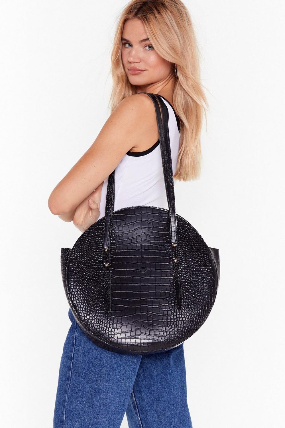  Goin' Round in Circles Croc Tote Bag | Shop Clothes at Nasty Gal!