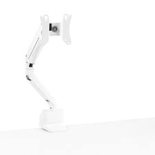 White Swing Single Monitor Arm,White