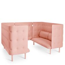  Sofa Booth,Blush,