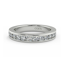 Geraldine - Ladies Wedding / Eternity Diamond Ring - CBJ-LDWE-GD-WG-003